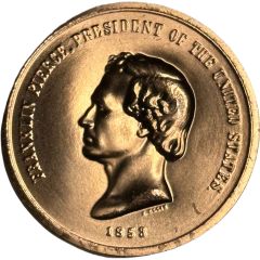 Medal - Labor, Virtue , Honor Franklin Pierce Presidential