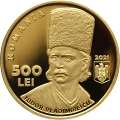 500 Lei 200 years since the Revolution of 1821 led by Tudor Vladimirescu