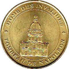 Monnaie de Paris Tourist Token - Dôme des Invalides Tombeau de Napoléon