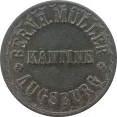 1 Pfennig - Augsburg Bernh. Müller Kantine