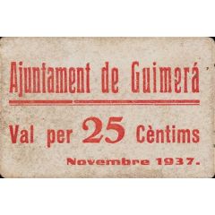 25 Céntimos Guimerà