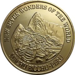 Medal - New Seven Wonders of the World Machu Picchu - Peru
