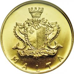 50 Liri First Maltese Coin