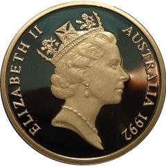 5 Dollars - Elizabeth II 3rd Portrait - International Year of Space