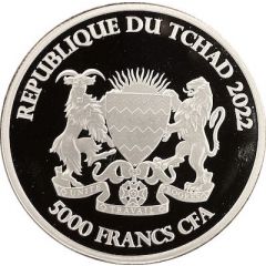 5000 Francs CFA Mandala Zebra