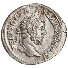 Denarius - Geta PONTIF TR P III COS II, Felicitas