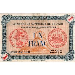 1 Franc - Chambre de Commerce de Belfort 90