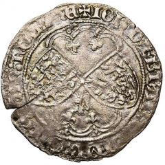 Groat `Drielander` - Jacqueline and John IV of Brabant