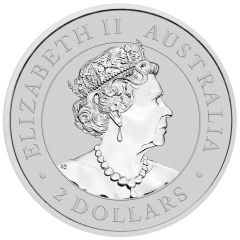 2 Dollars - Elizabeth II 6th Portrait - Australian Wedge-Tailed Eagle - Silver Bullion Coin