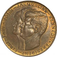 Token - US President - First Lady John - Jacqueline Kennedy