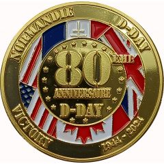 Jeton touristique - La Monnaie du Patrimoine - Normandie - 80ème Anniversaire D-Day Débarquement