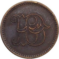 5 cents Trade Token - B