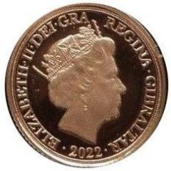 1/2 Sovereign - Elizabeth II Platinum Jubilee