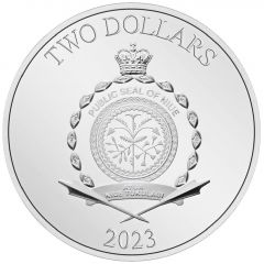 2 Dollars - Charles III Frozen