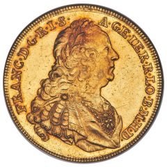 10 Souverain - Francis I, Maria Theresa pattern