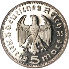 5 Reichsmark Paul von Hindenburg
