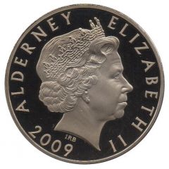 5 Pounds - Elizabeth II 4th Portrait, Samuel Hood