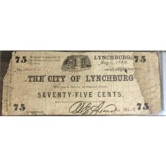75 Cents City of Lynchburg, Virginia