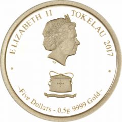 5 Dollars - Elizabeth II Poseidon