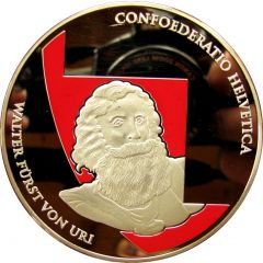 Medal - Giants of Switzerland Walter Fürst von Uri