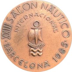 Medal - 23rd international nautical exhibition in Barcelona 1985