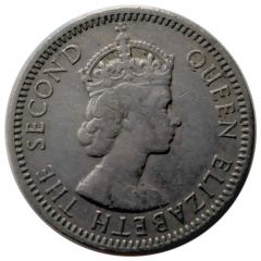 25 Mils - Elizabeth II 1st portrait