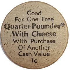 1 Free Quarter Pounder