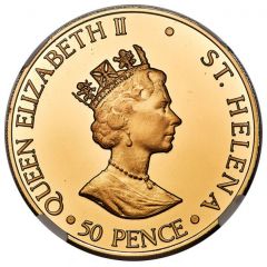 50 Pence - Elizabeth II Queen Mother