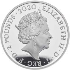 2 Pounds - Elizabeth II James Bond - III, Silver Proof