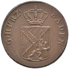 1 Kreuzer - Charles II Louis Frederick