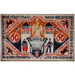 50 Mark Stadtsparkasse with signatures