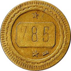 20 Centimes Bon Pour Consommer - Counterstamped number - Zimberlin