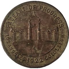 Medal - Hellman Bank Pageant of Progress Los Angeles, California