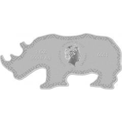 2 Dollars - Elizabeth II Black Rhino
