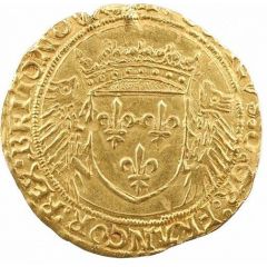 Gold Ecu with porcupine of Brittany - Louis XII 1st Type
