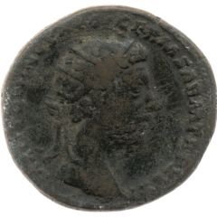 Dupondius - Marcus Aurelius IMP VIII COS III FELICITATI AVG P P S C, Neptune