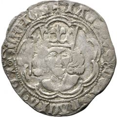 1 Groat - James II 1st Coinage, 3rd Fleur-de-lis Issue