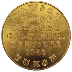 Token - Gold Rush Festival Dawson City, Yukon