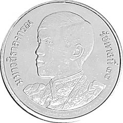 1 Baht - Rama X 1st portrait