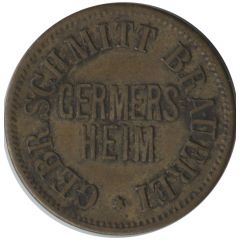 1 Schoppen Bier - Germersheim Gebr. Schmitt Brauerei