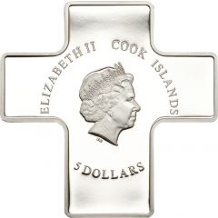 5 Dollars - Elizabeth II Death of Pope John Paul II