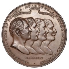 Medal - George III Peace of Paris, W. Turnpenny, bronze