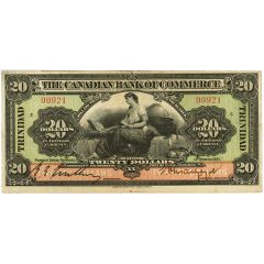 20 Dollars Canadian Bank of Commerce