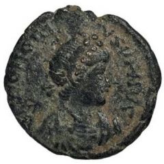 Follis - Honorius GLORIA ROMANORVM, Constantinopolis