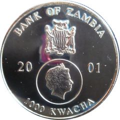 1000 Kwacha - Elizabeth II Coelecanth