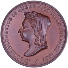 Medal - Victoria Golden Jubilee, Kidderminster, bronze