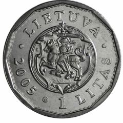1 Litas Re-building of Royal Palace