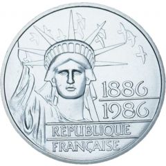 100 Francs Statue of Liberty, Piedfort