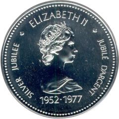 1 Dollar - Elizabeth II Silver Jubilee