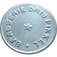 25 Centimes - Brasserie Drij Pikkel Strombeek, Brewery token